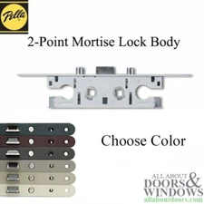 Pella 2 Point Mortise Lock For Storm Door 2-Bolt Mortise Lock Keyable Lock Body