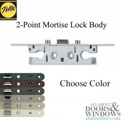 Pella 2 Point Mortise Lock For Storm Door 2-Bolt Mortise Lock Keyable Lock Body