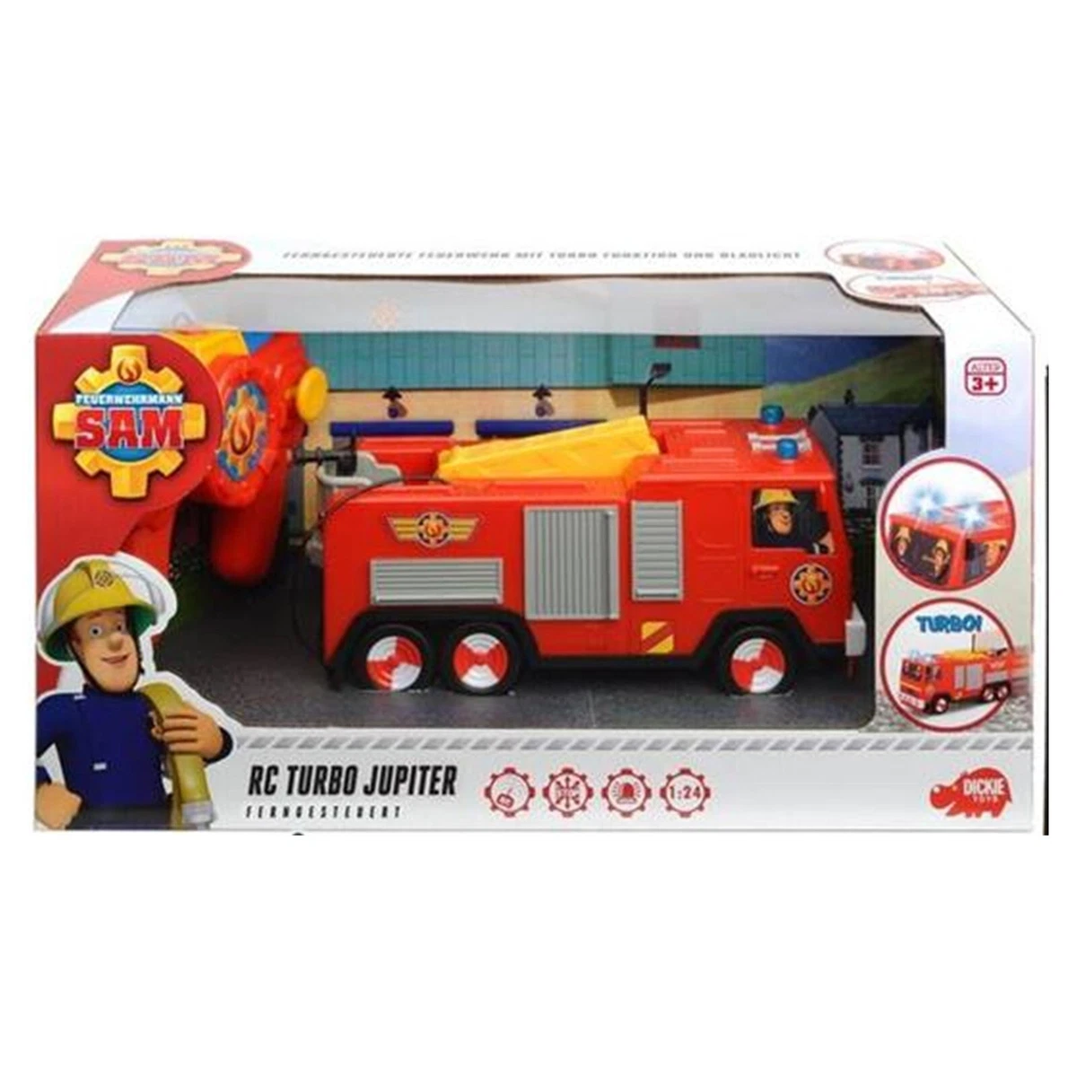 Jeu Jouet Camion Pompiers Radioguidé Télécommandé Sam Il Pompier