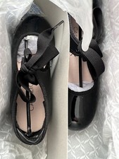 Capezio Tap Shoes Size 11 Youth Jr Tyette Black Patent