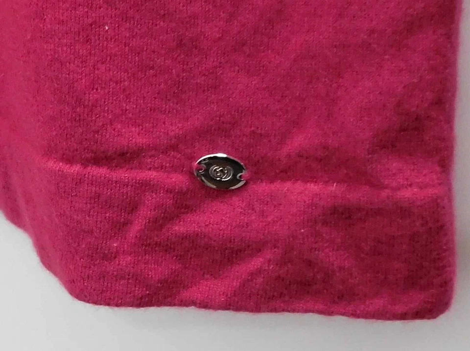 Gucci Italy Raspberry 100% Cashmere Turtleneck Pullover Sweater sz Med - Image 2 of 4