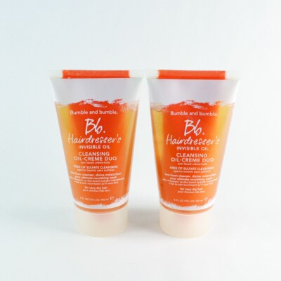 2 Bumble and Bumble Hairdresser's Invisible Oil Cleansing Oil-Creme Duo - Set 2