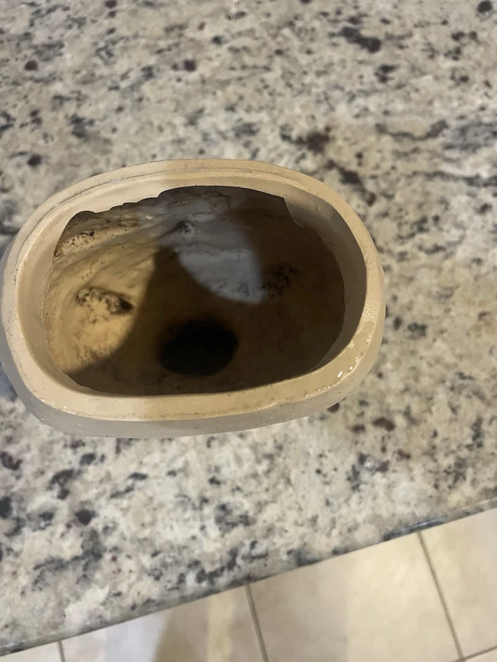 女孩脸花盆盆头多肉植物树脂容器排水孔 — 第 2/4 张图片