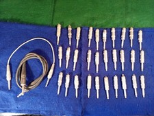 Vintage Switchcraft 1/4" Guitar Amp Male Plugs Jacks Lot Whirlwind Cable
