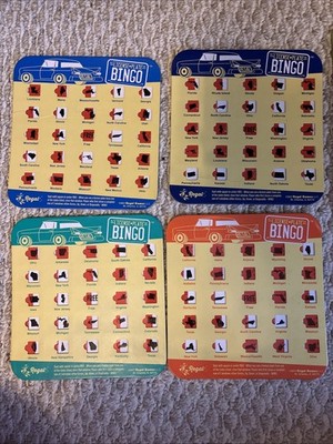 Regal Games Original Bingo Travel Interstate Highway Bingo Card