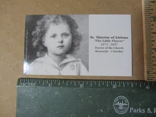 St. Therese of Lisieux Prayer Card, Doctor of the Church, Catholic