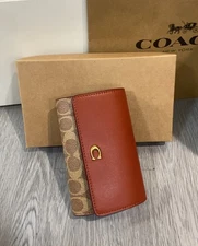 C.OACH CP026 Card Case Signature Wallet Multi