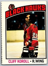 1976-77 O-Pee-Chee #242 Cliff Koroll (ref 171335)