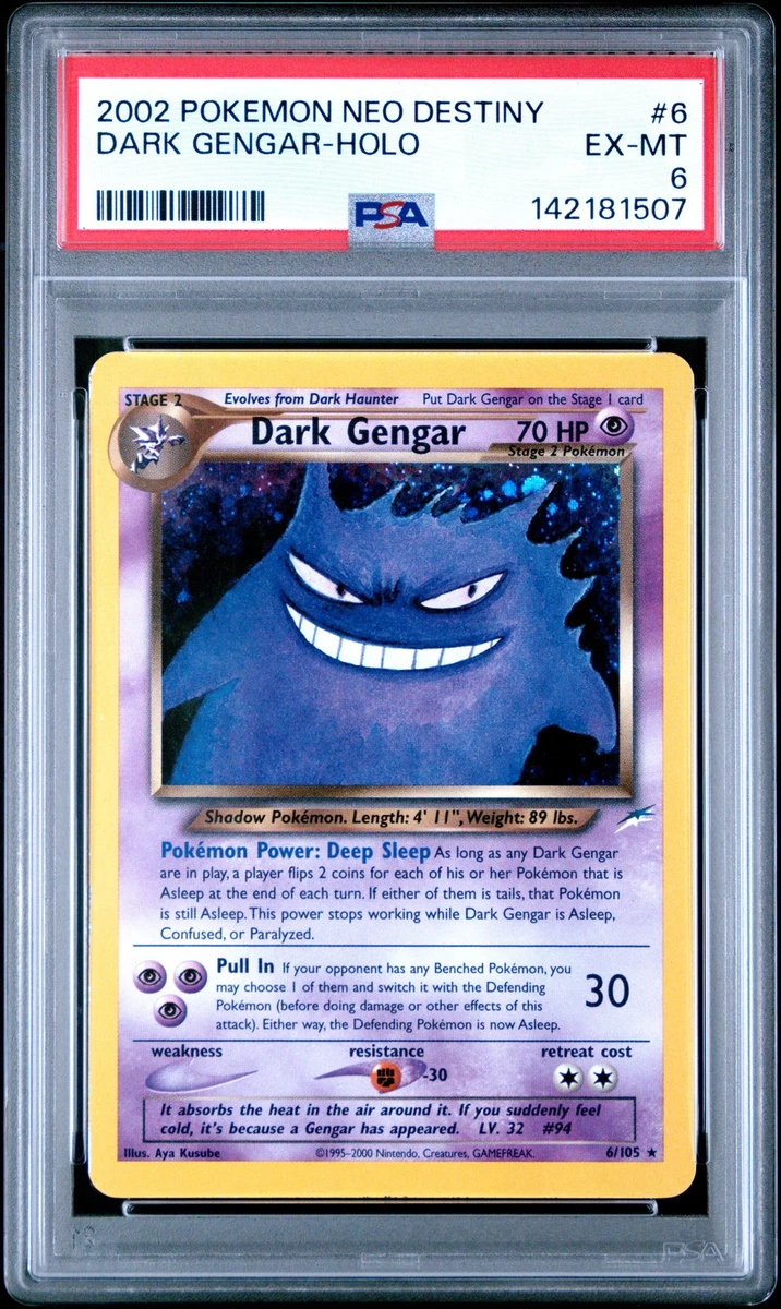 Gengar Pokémon TCG Professional Sports Authenticator (PSA) Neo