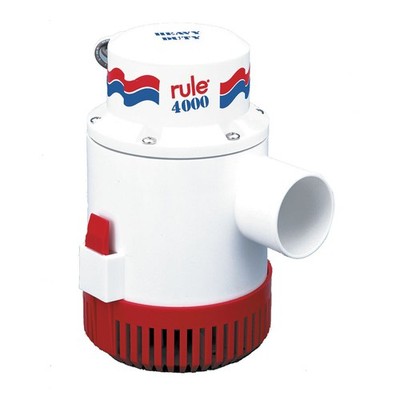 Rule 4000 Non-Automatic Bilge Pump, 12V, 2 in. Outlet