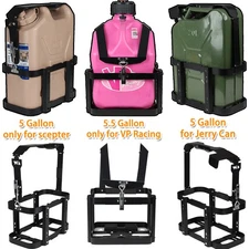 Lockable 5Gal Can Holder Mount Fit Scepter/ VP Racing/ Jerry Cans For RV Camping