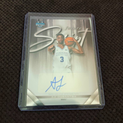 Topps 2025-26 Bowman Chrome NBA AJ Dybantsa Rookie FS-AO Auto BYU Washington
