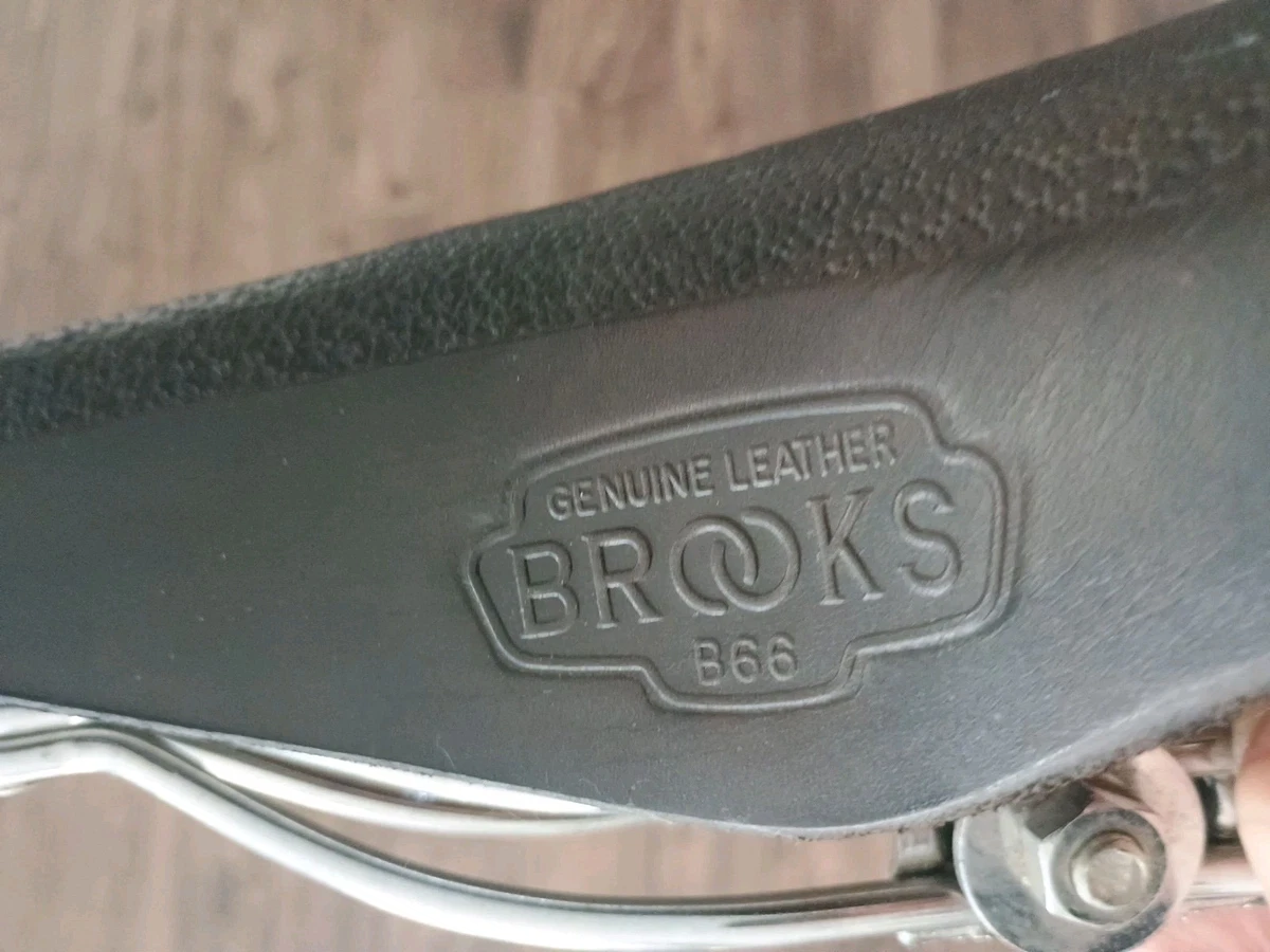 Selle ancienne Vélo Cuir White Star - Équipements vélos