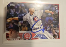 Caleb Kilian Signed 2023 Topps Series 1 Baseball Card Chicago Cubs #69