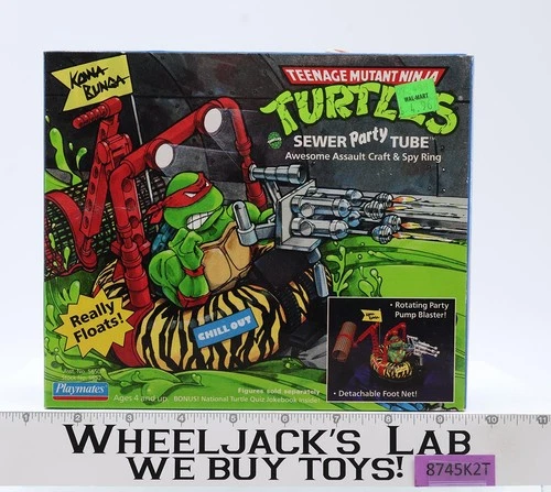 Sewer Party Tube Teenage Mutant Ninja Turtles 1989 Playmates Vehicle NEW SEALED