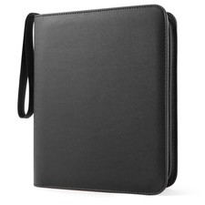 Top Loader Binder 4 Pocket for 144 Toploaders, Side Loading Toploader...