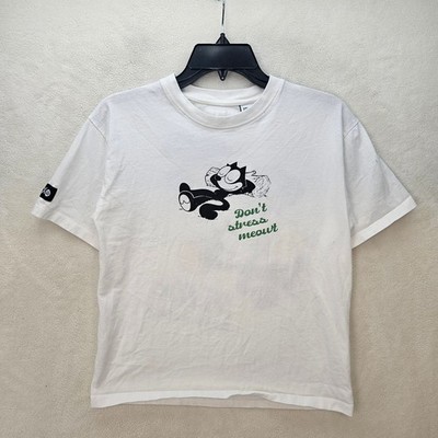 ZARA x FELIX THE CAT BOYS 11-12 WHITE GRAPHIC TSHIRT