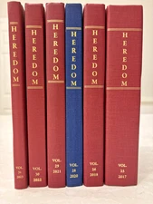 HEREDOM - 6 Scottish Rite Research Society Freemasonry Vol. 25-31 (NOT inc. 27)