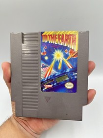 To the Earth Nintendo NES Video Game Cartridge