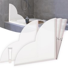 Shower Splash Guard for Bathtub - 2 Pack Corner with