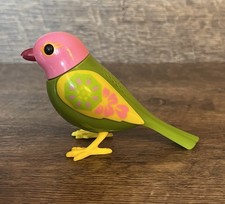 Silverlit Digibirds DAISY Pink And Green Parakeet Bird Toy Makes Sounds