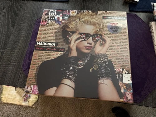 MADONNA SEALED FINALLY ENOUGH LOVE BOX SET RAINBOW 6 COLOR VINYL! BRAND NEW!