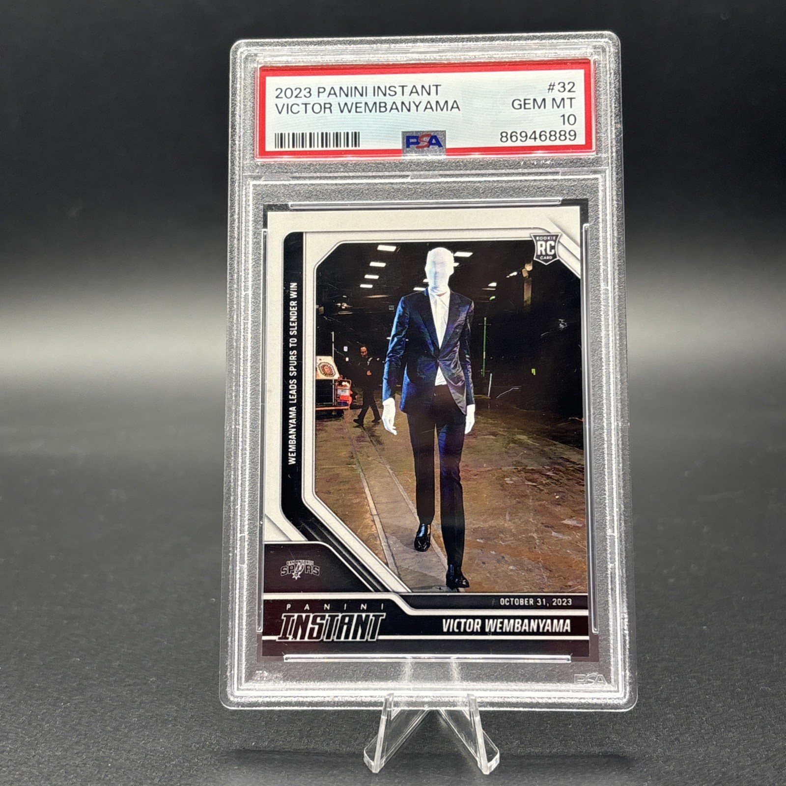 2023 PANINI INSTANT #32 VICTOR WEMBANYAMA PSA 10 /15593