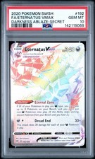 PSA 10 Eternatus VMAX Darkness Ablaze 192/189 Secret Rainbow Rare on eBay