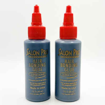 Salon Pro Hair Bonding Glue Super Bond Perfect Hold 2oz (2PACK)