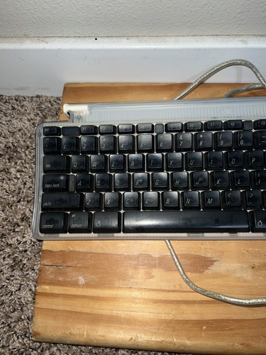 1999 Apple M2452 Blue USB Keyboard For iMac - USED, TESTED - Picture 2 of 5