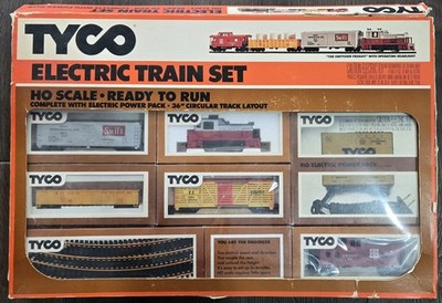 Vintage TYCO HO Scale Electric Train Set ''The Switcher Freight'' Complete in Box