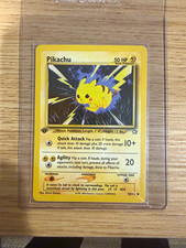 2000 Pokemon Pikachu 70/111 Neo Genesis 1st Edition Vintage WOTC LP