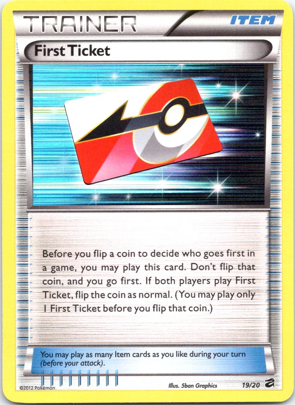 First Ticket Holo Rare Dragon Vault 19/20 NM
