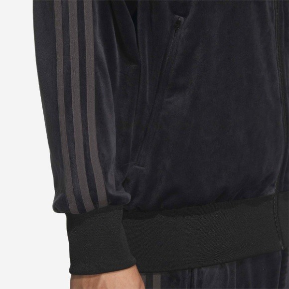 Adidas FB TT Velour Track Top - Black / KQ5474 / Expedited Shpping