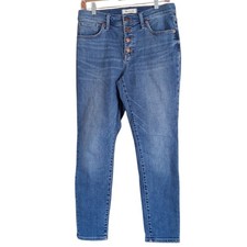 Madewell 9" Mid Rise Skinny Crop Jeans Size 29