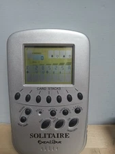 Excalibur Solitaire Executive Electronic Handheld Game 370 SOLITAIRE (Tested!)