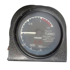 Trust Greddy Tr-5 80mm Mechanical Boost Gauge Black Face 1.5 Bar R34 S15 Rx7 Jdm
