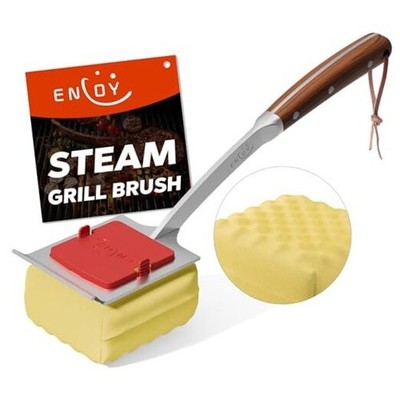 Grill Brush for Outdoor Grill, Bristle Free with Scraper, Steam Grill Brush