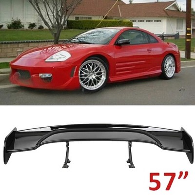 57'' Rear Spoiler Wing For Mitsubishi Eclipse Truck GT+Style/ Glossy Black