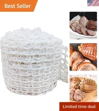 BPA-Free 17 Feet Cotton Meat Netting Roll, 2 Inch Diameter for Gourmet Sausages