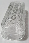 Vintage Anchor Hocking Wexford Clear Glass Butter Dish Lid REPLACEMENT LID ONLY