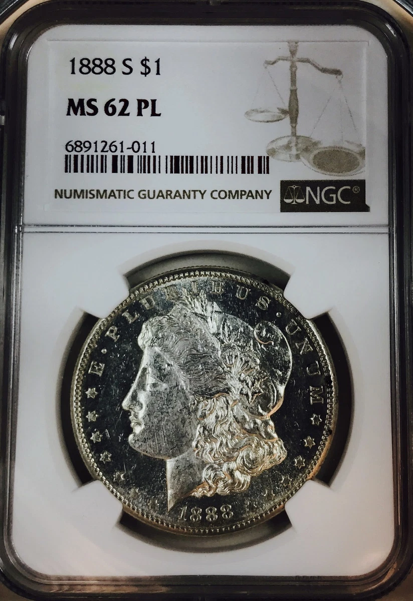 MS 62 Graded 1888 Year Morgan US Dollars (1878-1921) for sale | eBay