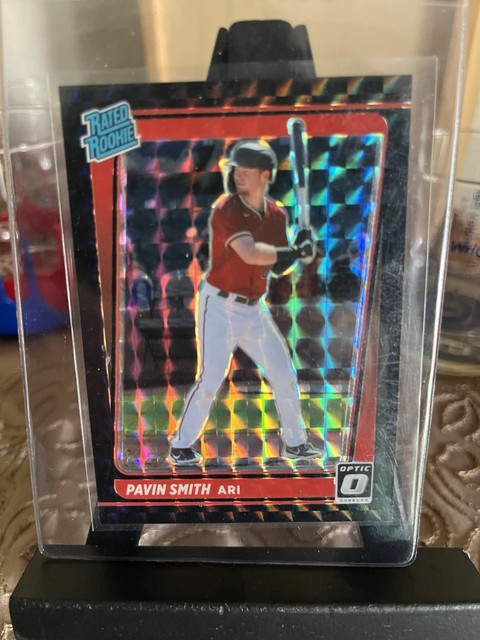 One Of One 2021 Donruss Optic Pavin Smith Rated Rookie Black Stars Prizm