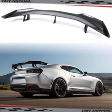 Rear Wing Trunk Spoiler For Chevy Camaro ZL1 1LE Style 2016-23 Carbon Fiber Look