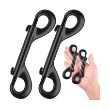 ERKOON Extra Large 4-7/10inch Double Ended Bolt Snaps Hooks 220lbs Load Capac...