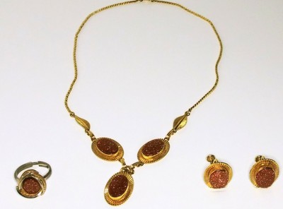 Vintage Van Dell 12 K Gold Filled Black Onyx Earrings Pendant Necklace | Vintage Van Dell 12 K Gold Filled Black Onyx Earrings Pendant Necklace |