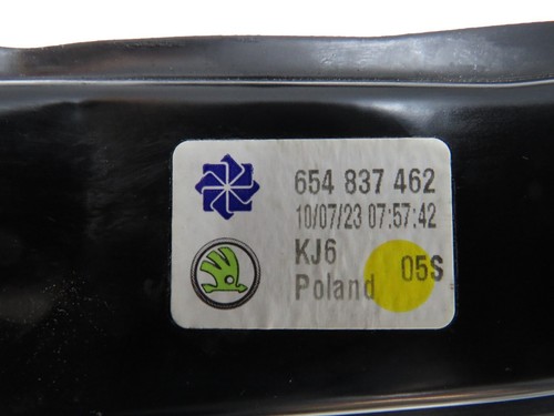 SKODA KAMIQ 2019-23 OFFSIDE RIGHT FRONT DOOR WINDOW REGULATOR 654837462    R2947 - Picture 3 of 11