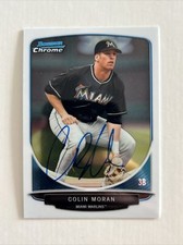 Colin Moran Autographed 2013 Bowman Chrome #BDPP20 in Person N055