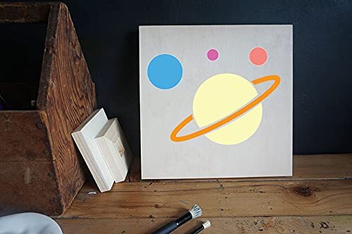 Saturn und Planet Schablonen-Kit - Erstellen Sie stellare Kunst mit Weltraumschablonen! Ideal für - Bild 4 von 4