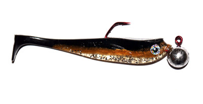 Esche Soft Hogy Paddle 18cm Con Testa Piombata VMC - Jig Per Speed Jigging In Acqua Salata
